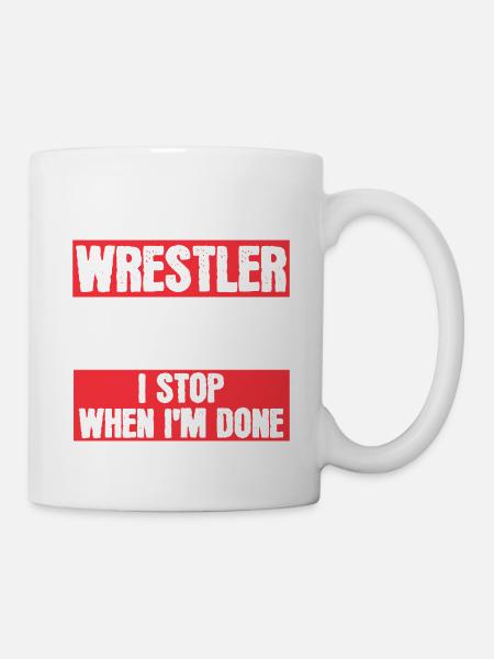 Ich bin ein Wrestler - Tasse - Weiß