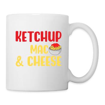 Dieser Typ macht Ketchup auf Mac und Käse - Tasse - Weiß - Rechts