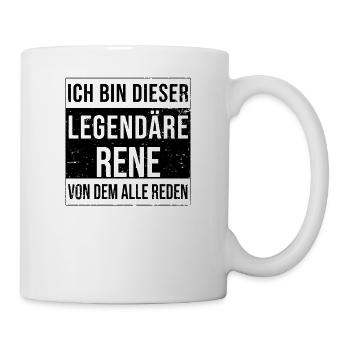 I'm this legendary for Rene - Mug - white - Right