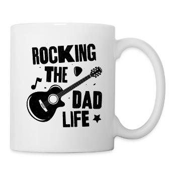 Faire basculer la vie de papa - Mug blanc - blanc - Droite