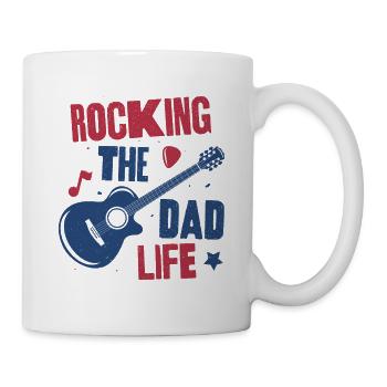 Faire basculer la vie de papa - Mug blanc - blanc - Droite