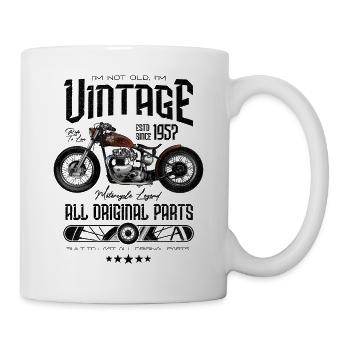 Moto Vintage Motards Motard Anniversaire 1957 - Mug blanc - blanc - Droite