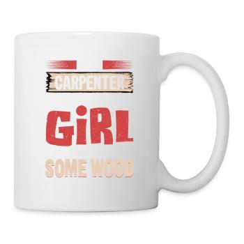 Charmant menuisier - là pour tous vos besoins en bois - Mug blanc - blanc - Droite