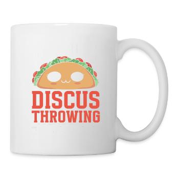 Lancer du disque Athlétisme Lancer du disque - Mug blanc - blanc - Droite
