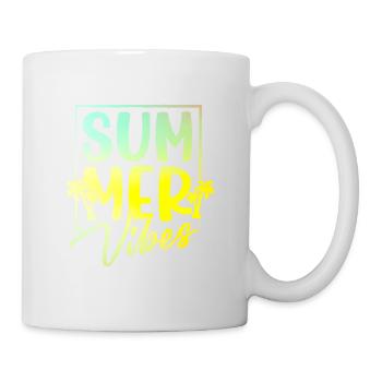 Summer Vibes - Tasse - Weiß - Rechts