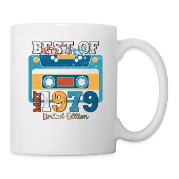 Mai 1979 Jahrgang 1979 Geburtstag 1979 Legende 79 - Tasse - Weiß - Rechts