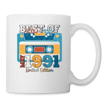 Mai 1991 Millésime 1991 Anniversaire 1991 Légende 91 - Mug blanc - blanc - Droite