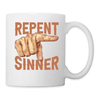 Repent Sinner 29 - Mug - white - Right