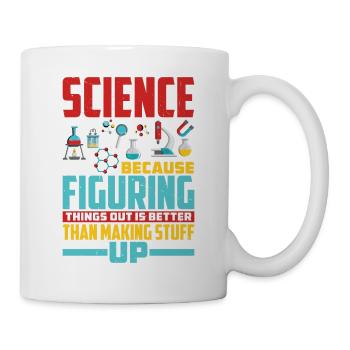 Comprendre les choses est mieux que d’inventer des choses5 - Mug blanc - blanc - Droite