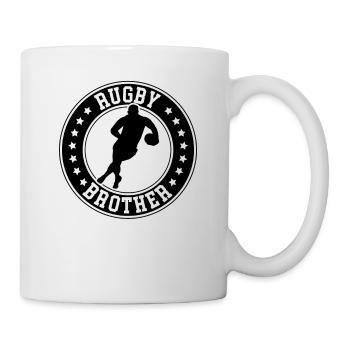 Rugby Brother Rugby Player Brother - Tasse - Weiß - Rechts