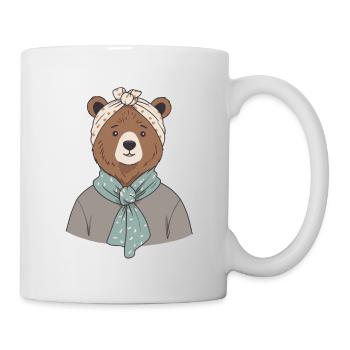 Drôle Maman Ours Mère Ours Ours Amoureux de l’Ours - Mug blanc - blanc - Droite