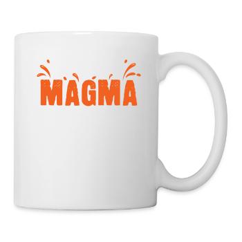 Ich war Magma, bevor es cool war - Tasse - Weiß - Rechts