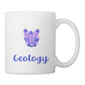 Von Quarz Ich liebe Geologie - Tasse - Weiß - Rechts