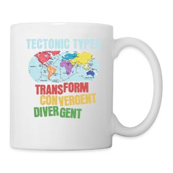 Tektonische Typen - Tasse - Weiß - Rechts