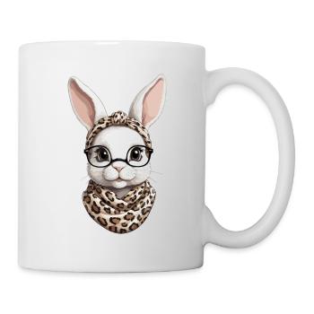 Maman Lapin Mignon Lapin Maman Mignon Lapin de Pâques - Mug blanc - blanc - Droite