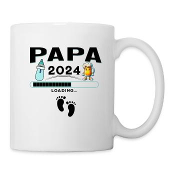 Homme bientôt papa Annonce, cadeau futur papa - Mug blanc - blanc - Droite