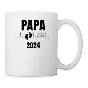 Homme bientôt papa Annonce, cadeau futur papa - Mug blanc - blanc - Droite
