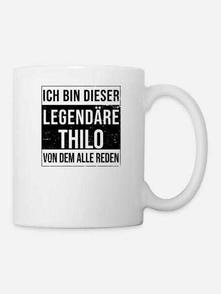 Ich bin dieser legendäre für Thilo - Tasse - Weiß