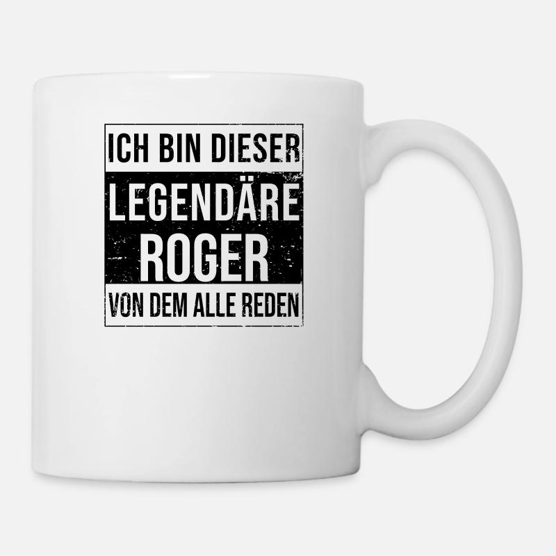 Je suis cette légende pour Roger - Mug blanc - blanc