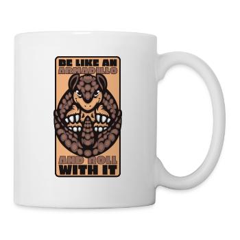 Roll With It Pink Fairy Chlamyphoridae Cingulata - Mug - white - Right