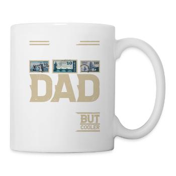 Cool Dad, Richer Hobbies: Stamp Collector - Mug - white - Right