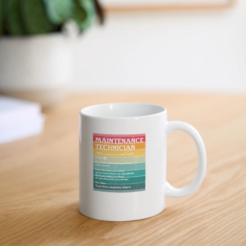 Maintenance Technician Definition Tech Worker Mug