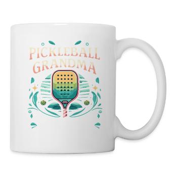Raquette de pickleball de grand-mère - Mug blanc - blanc - Droite