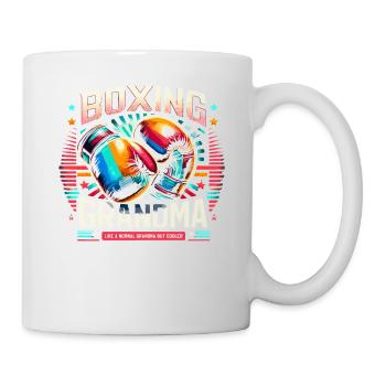 Boxing Grandma Grandmother Boxer Fan - Mug - white - Right