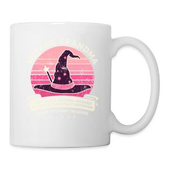 Wizard Grandma Grandchild Grandmother - Mug - white - Right