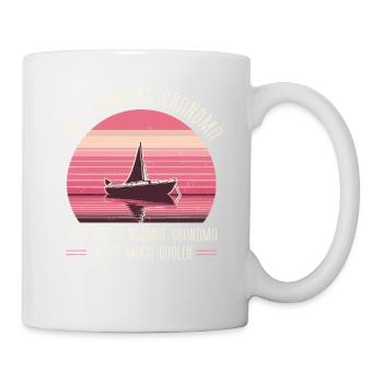 Grand-mère Bateau Bateau Voilier Capitaine Voilier - Mug blanc - blanc - Droite