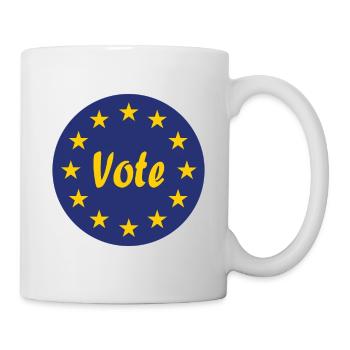 Die Europa Wahl - Tasse - Weiß - Rechts