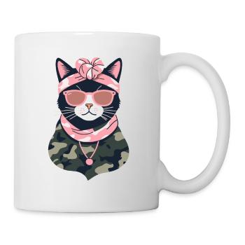 Cute Cat Mom Cat Lover Style - Mug - white - Right