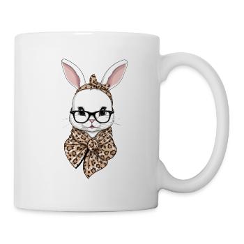 Maman Lapin Mignon Lapin Maman Mignon Lapin de Pâques - Mug blanc - blanc - Droite