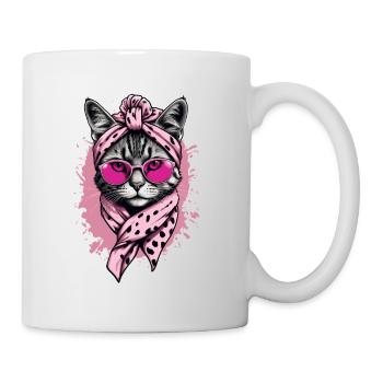 Cute Cat Mom Cat Lover Mom Style - Mug - white - Right