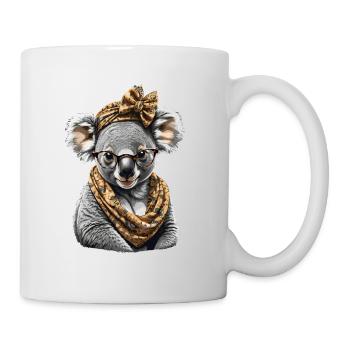 Drôle Koala Maman Mignon Maman Koala Ours - Mug blanc - blanc - Droite