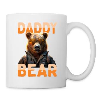 Daddy Bear Bären Papa Dad Vatertag Grizzly Bär - Tasse - Weiß - Rechts