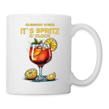 GETRÄNK IT`S SPRITZ O`CLOCK - Tasse - Weiß - Rechts