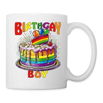 TORTE BIRTHGAY BOY - Tasse - Weiß - Rechts
