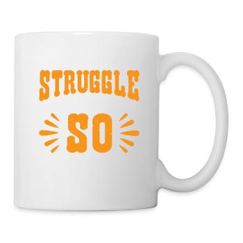 La lutte est réelle, mais mon Dieu l’est aussi 15 - Mug blanc - blanc - Droite