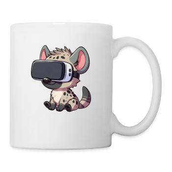 Hyena VR Gamer Joueur de réalité virtuelle - Mug blanc - blanc - Droite