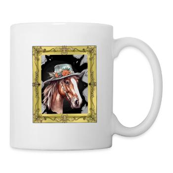Horse Head Horse Horse Mare Ross Gaul - Mug - white - Right