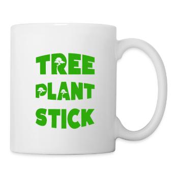 My bonsai tree is like a plant on a - Mug - white - Right