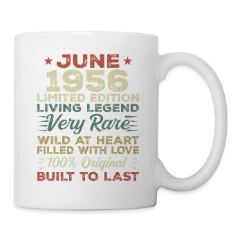 June 1956 Birthday June 1956 Gift June 1956 - Mug - white - Right