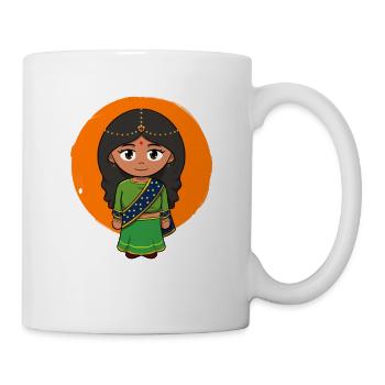 Inde Inde Hindu Pride Drapeau Pays I Cadeau - Mug blanc - blanc - Droite