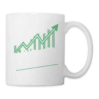 Lustige finanzielle Unabhängigkeit von Dividendeninvestoren - Tasse - Weiß - Rechts