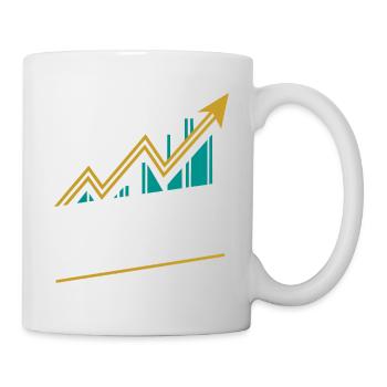 Lustige finanzielle Unabhängigkeit von Dividendeninvestoren - Tasse - Weiß - Rechts