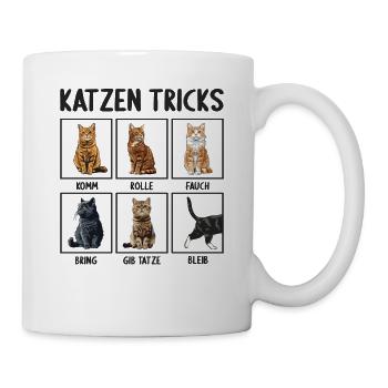 Chat Chats Astuces Chats Drôles - Mug blanc - blanc - Droite