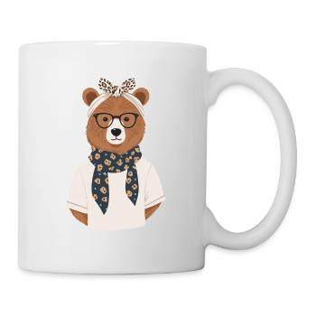 Drôle Maman Ours Mère Ours Ours Amoureux de l’Ours - Mug blanc - blanc - Droite