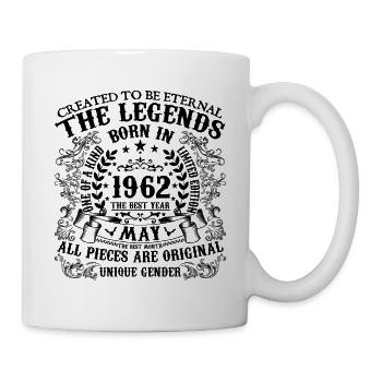Birthday 1962 May 1962 born in May 1962 - Mug - white - Right