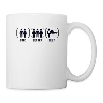 Good Better Best Trucker Trucker Truckie Lover - Mug - white - Right